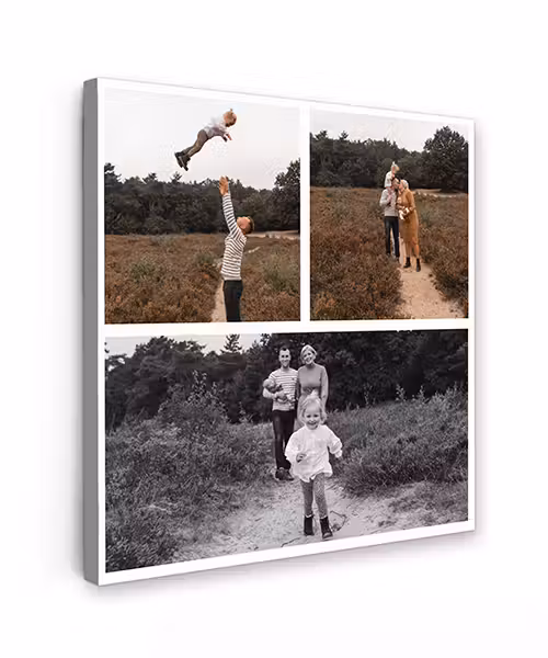 Leinwandcollage – 3 Fotos – Quadratisch