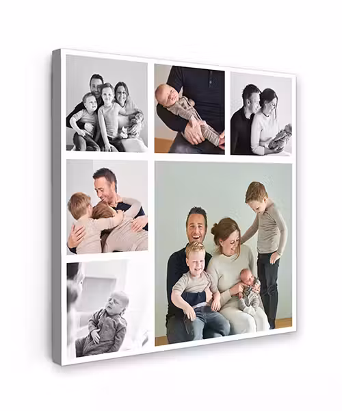 Leinwandcollage – 6 Fotos – Quadratisch