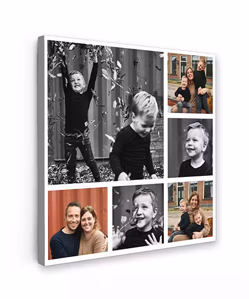 Leinwandcollage – 6 Fotos – Quadratisch