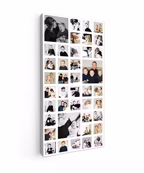 Leinwandcollage – 41 Fotos – Hochformat
