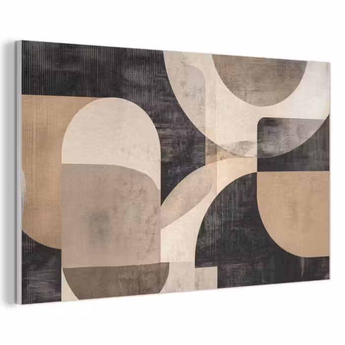 Akustikbild - Abstrakt - Formen - Modern - Beige