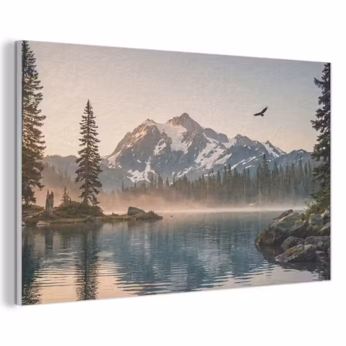 Akustikbild - Berge - Wasser - Bäume