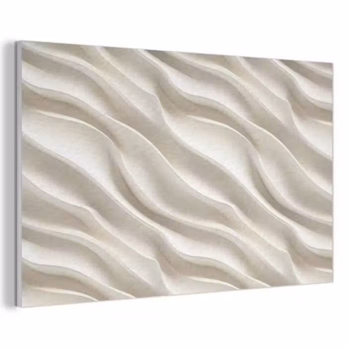 Akustikbild - Diagonal - Wellen - Creme