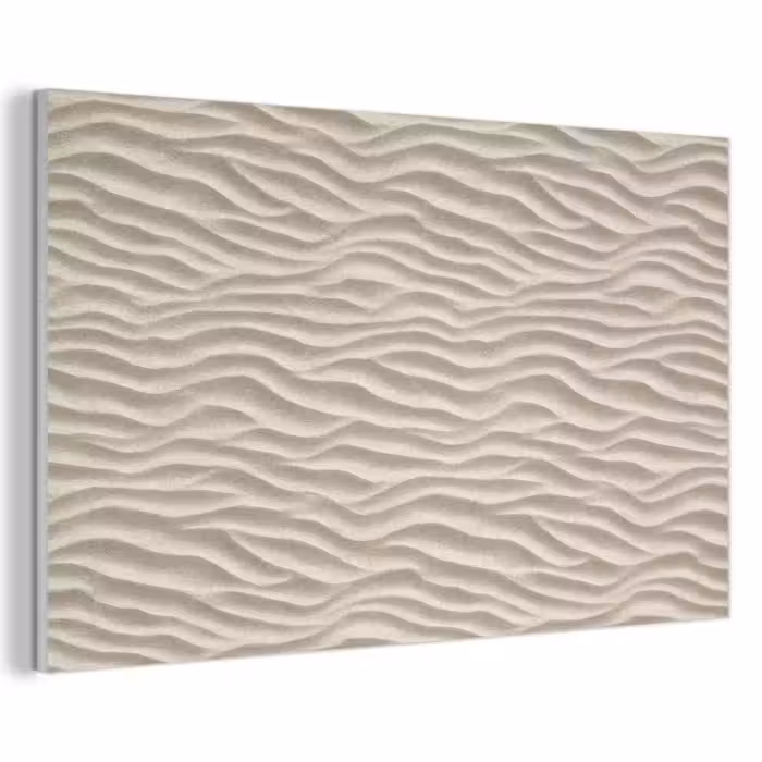 Akustikbild - Sand - Wellen - Beige