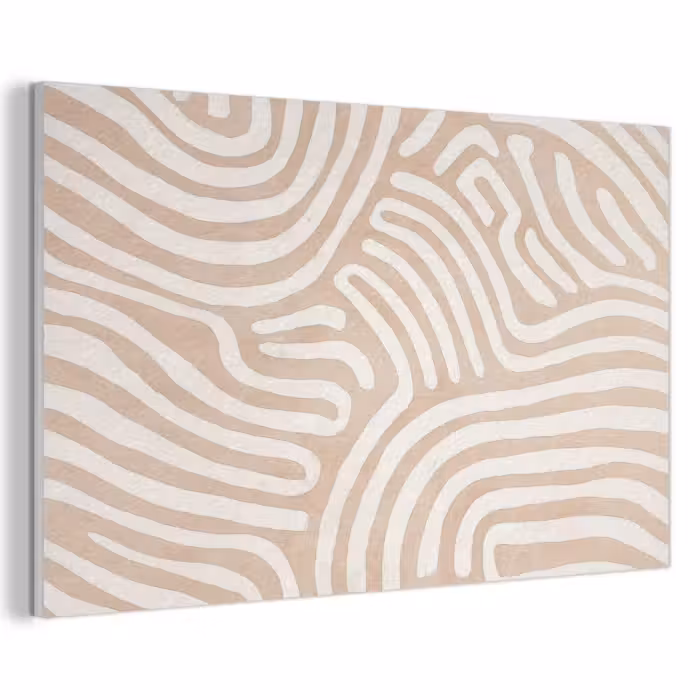 Akustikbild - Beige - Erde Muster