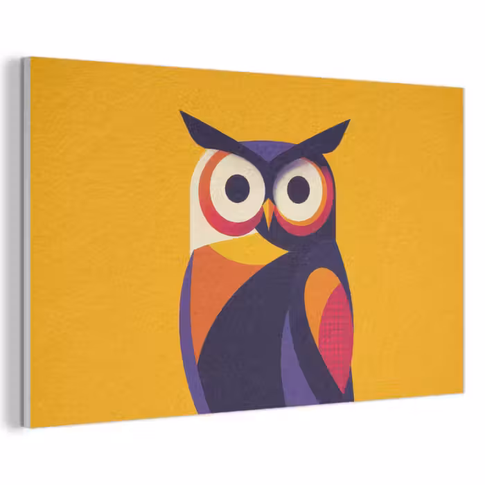 Akustikbild - Eule - Grafik - Bunt - Augen