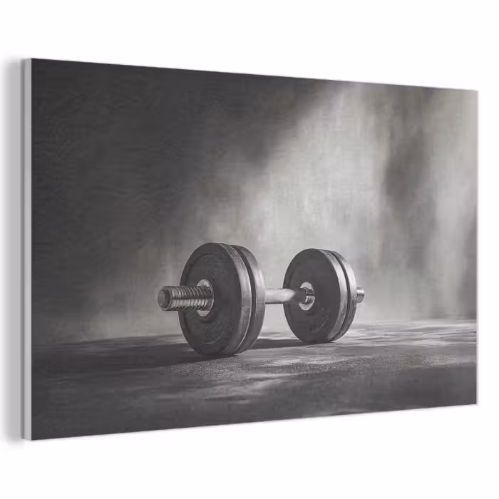 Akustikbild - Halter - Gewichte - Schwarz