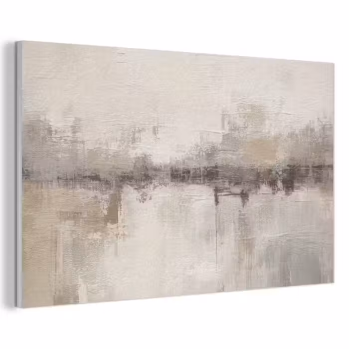 Akustikbild - Moderne Kunst - Abstrakt - Beige