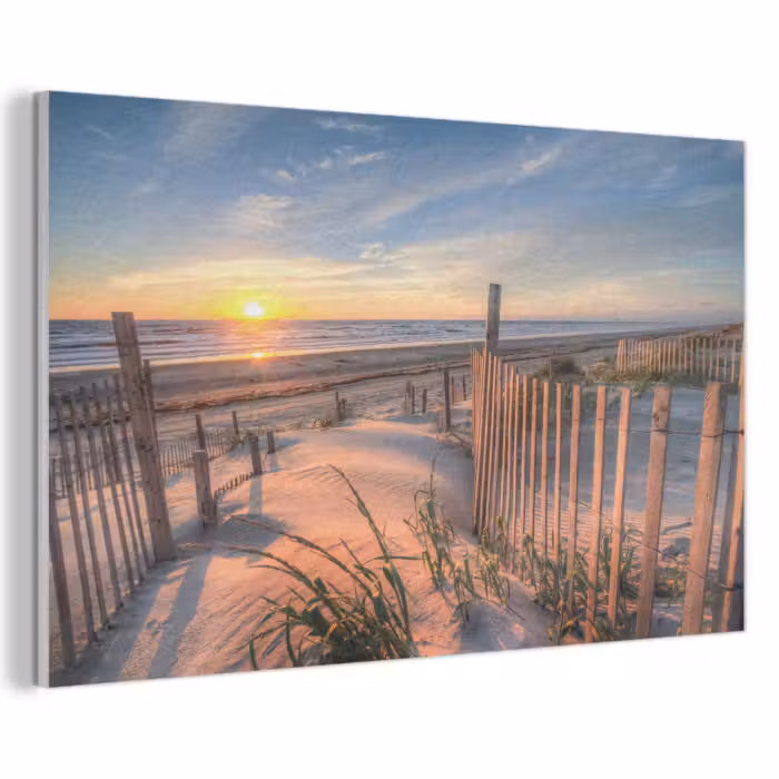 Akustikbild - Strand - Meer - Düne - Sonnenuntergang - Landschaft