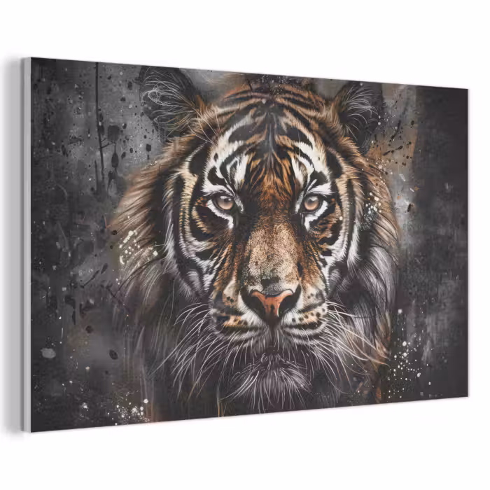 Akustikbild - Tiger - Tiere - Porträt - Luxus - Schwarz