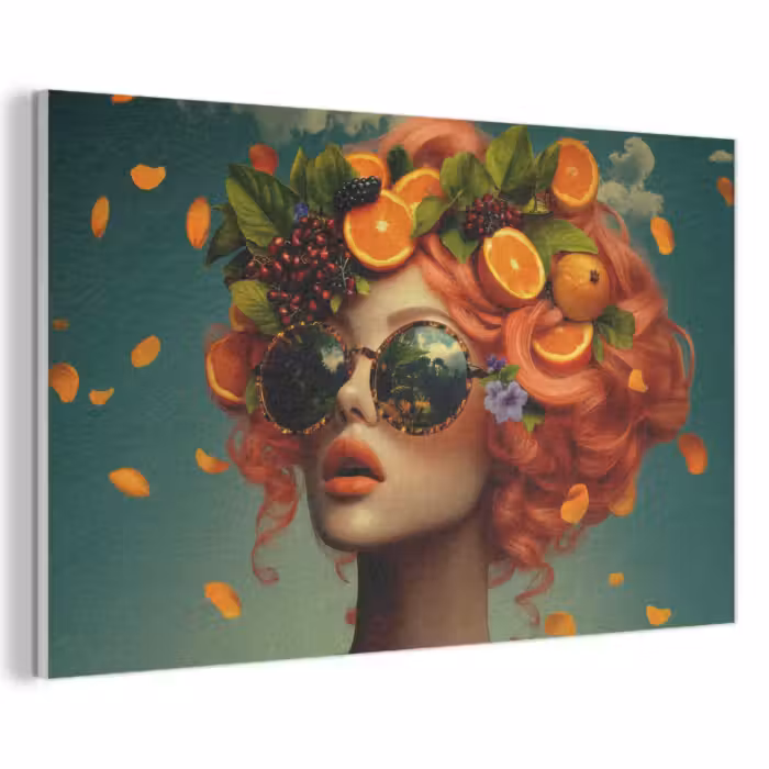 Akustikbild - Weiblich - Orange - Beere - Orange