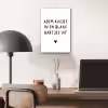 Adem kusjes in en blaas hartjes uit - Spreuken - Quotes aluminium wit klein -sfeer5