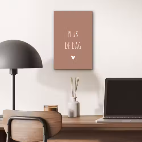 Carpe diem - Spreuken - Pluk de dag - Quotes aluminium wit klein -sfeer5