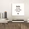 Papa - Spreuken - Stef Bos - Papa ik lijk steeds meer op jou - Quotes aluminium wit klein -sfeer1
