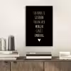Herinner je gisteren droom over morgen geniet vandaag - Spreuken - Quotes aluminium wit klein -sfeer1