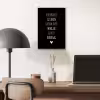 Herinner je gisteren droom over morgen geniet vandaag - Spreuken - Quotes aluminium wit klein -sfeer5