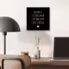 Herinner je gisteren droom over morgen geniet vandaag - Spreuken - Quotes aluminium wit klein -sfeer5