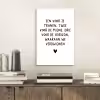 De horizon waaraan we verdwijnen - Quotes - Spreuken - Bløf aluminium wit klein -sfeer1