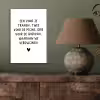 De horizon waaraan we verdwijnen - Quotes - Spreuken - Bløf aluminium wit klein -sfeer2