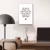 De horizon waaraan we verdwijnen - Quotes - Spreuken - Bløf aluminium wit klein -sfeer5
