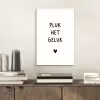 Pluk het geluk - Quotes - Spreuken aluminium wit klein -sfeer1