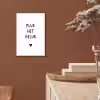 Pluk het geluk - Quotes - Spreuken aluminium wit klein -sfeer4