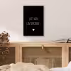 Last van lentekriebels - Quotes - Spreuken aluminium wit klein -sfeer3