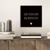 Grote avonturen beginnen klein - Spreuken - Quotes aluminium wit klein -sfeer1