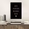 Grote avonturen beginnen klein - Quotes - Spreuken aluminium wit klein -sfeer1
