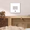 Hakuna matata - Spreuken - Quotes aluminium wit klein -sfeer3
