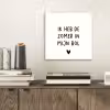 Ik heb de zomer in mijn bol - André Hazes - Spreuken - Quotes aluminium wit klein -sfeer1
