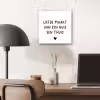 Liefde maakt van een huis een thuis - Spreuken - Quotes aluminium wit klein -sfeer5
