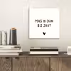 Mag ik dan bij jou - Spreuken - Claudia de Breij - Quotes aluminium wit klein -sfeer1