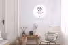 Papa - Spreuken - Stef Bos - Papa ik lijk steeds meer op jou - Quotes Wandcirkel aluminium klein -woonkamer