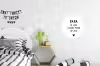 Papa - Spreuken - Stef Bos - Papa ik lijk steeds meer op jou - Quotes Wandcirkel aluminium klein -kinderkamer