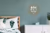 Geluk zit in 't zonnetje - Tekst - Geluk - Quotes - Zon Wandcirkel aluminium klein -slaapkamer
