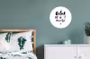 Geluk zit in 't zonnetje - Tekst - Zomer - Quotes Wandcirkel aluminium klein -slaapkamer