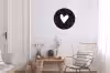 Design - Liefde - Hartje Wandcirkel aluminium klein -woonkamer
