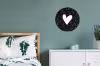 Design - Liefde - Hartje Wandcirkel aluminium klein -slaapkamer