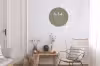 Geluk is genieten van wat er is - Quotes - Geluk definitie - Tekst - Woordenboek Wandcirkel aluminium klein -woonkamer