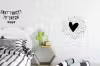 Hartje - Design - Wit Wandcirkel aluminium klein -kinderkamer