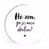 Zon - Tekst - Hé zon, ga je mee stralen? - Quotes Wandcirkel aluminium klein -3d