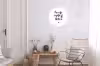 Zonnetje, wijntje & kletsen - Quotes - Tekst - Zomer - Wijn Wandcirkel aluminium klein -woonkamer