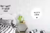 Spreuken - Alles is liefde - Bløf - Quotes Wandcirkel aluminium klein -kinderkamer