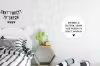 Spreuken - Herinner je gisteren droom over morgen en geniet vandaag - Quotes Wandcirkel aluminium klein -kinderkamer