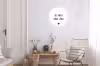 Spreuken - Ik hou van jou - Quotes Wandcirkel aluminium klein -woonkamer