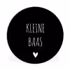Spreuken - Kleine baas - Quotes Wandcirkel aluminium klein -3d