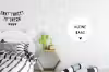 Spreuken - Kleine baas - Quotes Wandcirkel aluminium klein -kinderkamer
