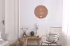 Spreuken - Ons stekkie - Quotes Wandcirkel aluminium klein -woonkamer