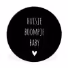 Spreuken - Huisje boompje baby - Quotes Wandcirkel aluminium klein -3d